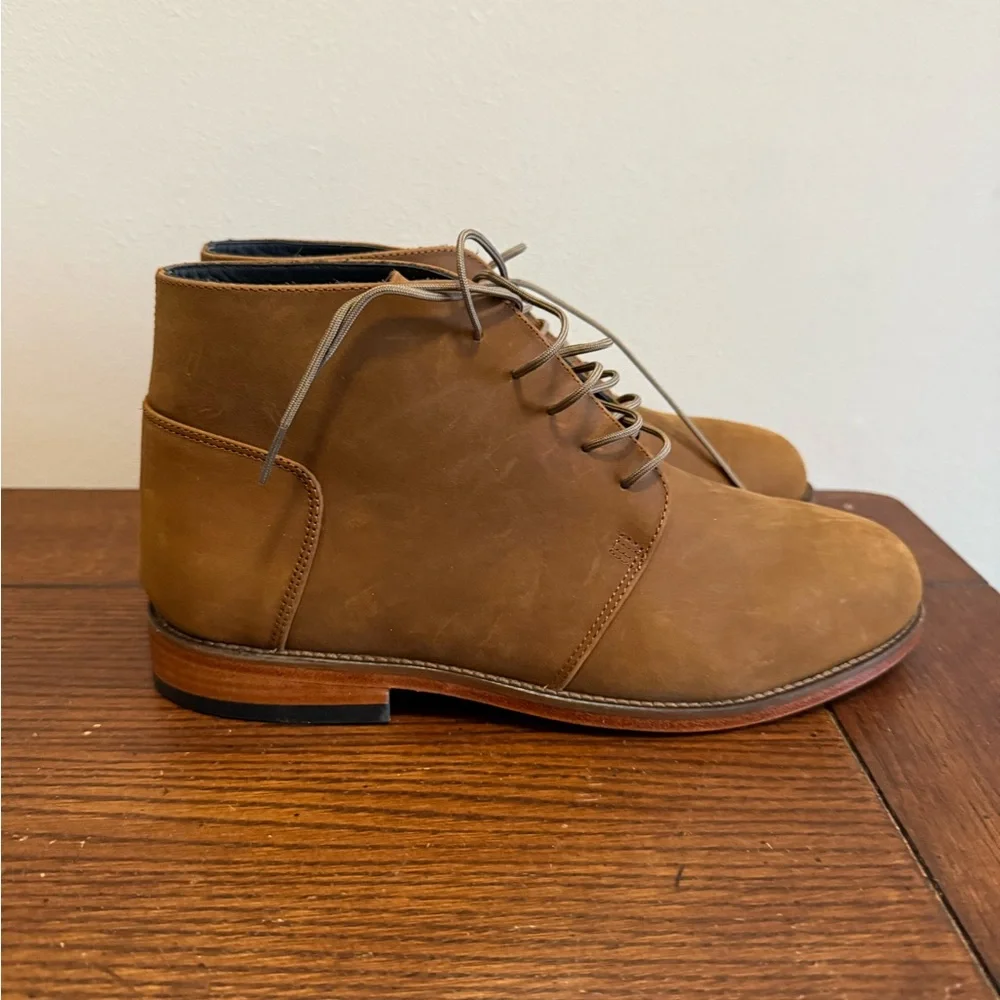 Nisolo Chukka‎ everyday Men's Brown Leather Ankle Boots 8